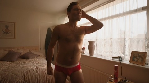 Ed Westwick in White Gold (2017) Bulge Shirtless Underwear 70139