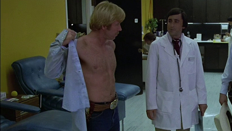 Sexiest Scenes of Sheriff Dan Stevens from Silent Rage. Shirtless. 70211