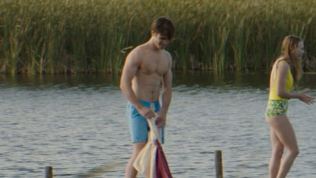 Sexiest K.J. Apa Scene in A Dog's Purpose. Bathing Suit, Shirtless. 70375