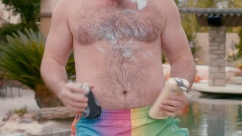 Sexiest Nick Byer Scene in Pool Party Massacre. Shirtless. 70609