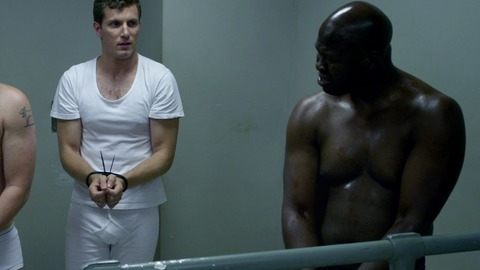 Sexiest Scenes of CO Davis from Orange Is the New Black. Shirtless, bald, jail. 70685