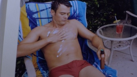 Sexiest Scenes of Anson from Movie 43. Bulge, Shirtless, Bathing Suit. 70715