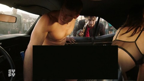 Sexiest Alan Ritchson Scene in Blood Drive. Sexy, Shirtless, Straight. 70963