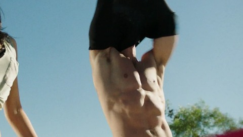 Sexiest Scenes of Arthur Bailey from Blood Drive. Shirtless. 70961