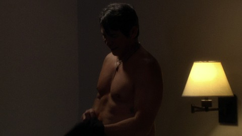 The Ranch's Sexiest Scenes with Lou Diamond Phillips. Shirtless, dark room, sfw. 70950