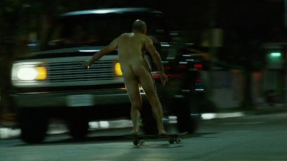 Bruce Willis Naked in Once Upon a Time in Venice. Body Double, Butt, Shirtless. 71017