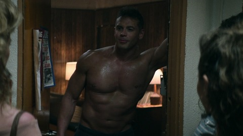 Kevin Kiley in GLOW (2017-2019) Shirtless Answering Door Doorway 71278