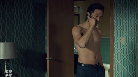 Patrick Kwok-Choon in Wynonna Earp (2016-2021) Shirtless Hotel Room Motel Room 71295