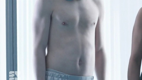 Atticus Mitchell in Killjoys (2015-2019) Shirtless Eye Mask Knife 71543