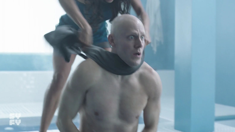 Hottest Julian Lewis Scene in Killjoys. Shirtless, athletic, bald. 71552
