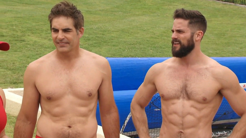 Sexiest Galen Gering Scene in Battle of the Network Stars. Shirtless. 71797