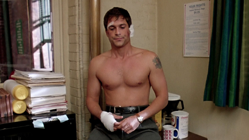 Tommy Boy's Sexiest Scenes with Rob Lowe. Sexy, Shirtless. 72012