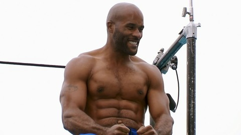 LaMonica Garrett in Battle of the Network Stars (2017) Shirtless 72065