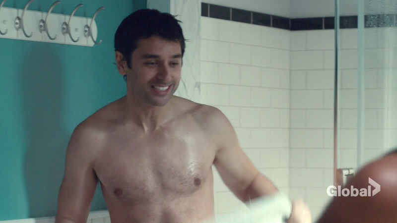 Private Eyes's Sexiest Scenes with Mark Ghanimé. Sexy, Shirtless. 72105