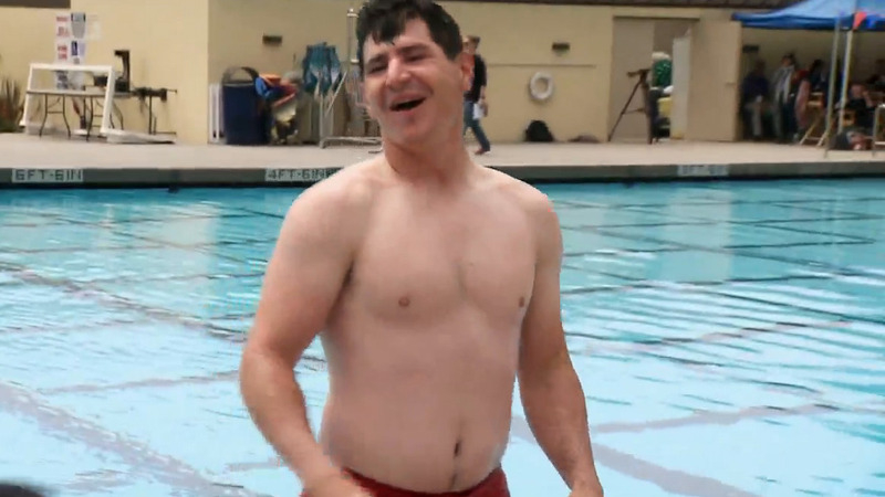 Sexiest Michael Fishman Scene in Battle of the Network Stars. Shirtless. 72295