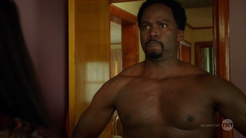 Harold Perrineau in Claws (2017-2022) Shirtless 72360
