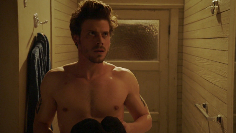 Sexiest Scenes of Manfred Bernardo from Midnight, Texas. Shirtless. 74147