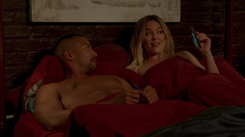 Charles Michael Davis in Younger (2015-2021) Shirtless Bedroom In Bed 72808