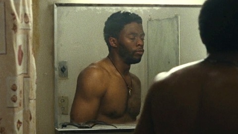 Chadwick Boseman in Message from the King (2016) Sexy Shirtless 72836