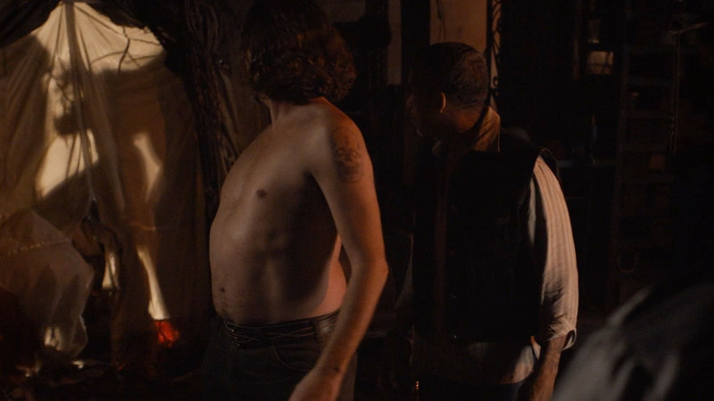 Sexiest Scenes of Headbutt from Snowfall. Shirtless. 73217