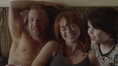 Angus McLaren in Doctor Doctor (2016-2018) Shirtless Bedroom In Bed 74225