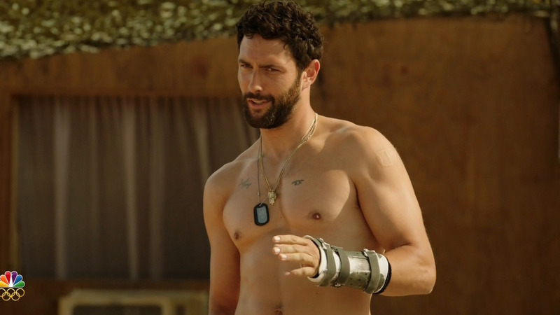 Sexiest Noah Mills Scene in The Brave. Shirtless. 74659