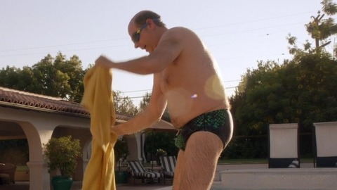 Stephen Tobolowsky in White Famous (2017) Bathing Suit Bulge Shirtless 75594