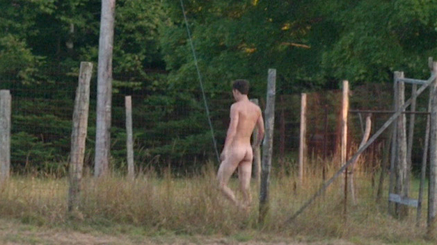 Robert Sheehan Nude in The Song of Sway Lake. Butt, barefoot, nude. 86032