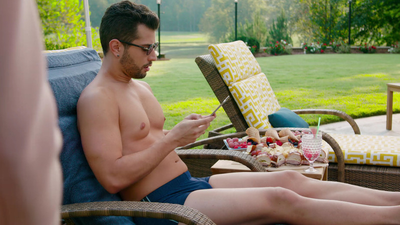 Sexiest Scenes of Sam 'Sammy Joe' Flores from Dynasty. Bathing Suit, Bulge, Shirtless. 76301