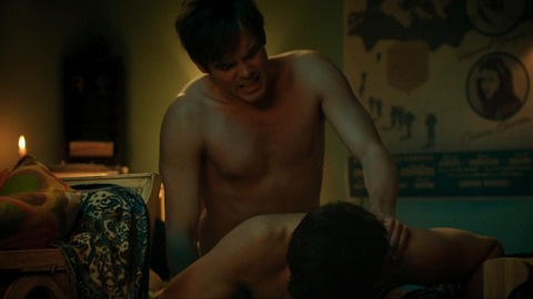 Tyler Blackburn in Hello Again (2017) Gay Sexy Shirtless 79050