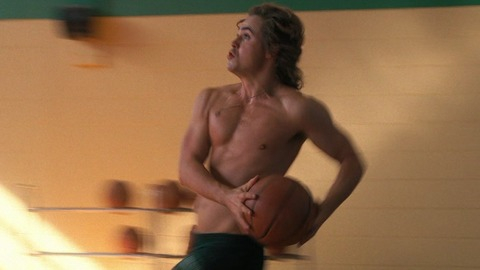 Dacre Montgomery in Stranger Things (2016-2025) Shirtless Basketball Gym 75518