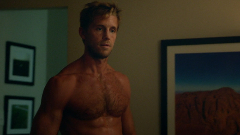 Sexiest Scenes of Leland Gallo from Valor. Shirtless. 75617