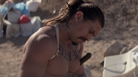 Sexiest Jason Momoa Scene in The Bad Batch. Shirtless. 75769