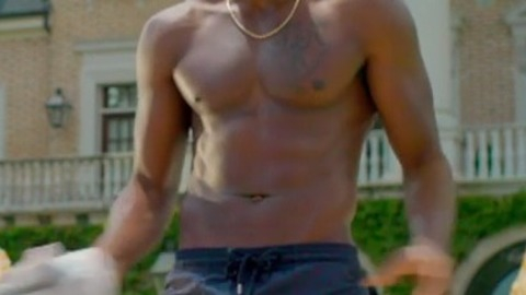 Sam Adegoke in Dynasty (2017-2022) Bathing Suit Shirtless 75736