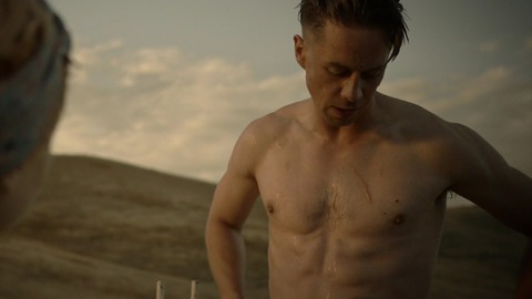 Sexiest Scenes of Seth Davenport from Damnation. Shirtless. 76211