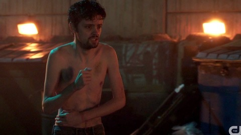 Matt Afonso in The Flash (2014-2023) Sexy Shirtless Beard Dumpster 75974