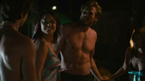 Jason Lewis in Palm Swings (2017) Shirtless 76114