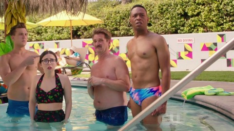 Hottest Burl Moseley Scene in Crazy Ex-Girlfriend. Bathing Suit, Shirtless. 76184