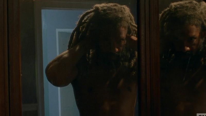 Hottest Khary Payton Scene in The Walking Dead. Shirtless. 76160