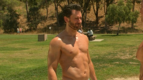Sexiest Scenes of Wolf from Future Man. Shirtless. 76235