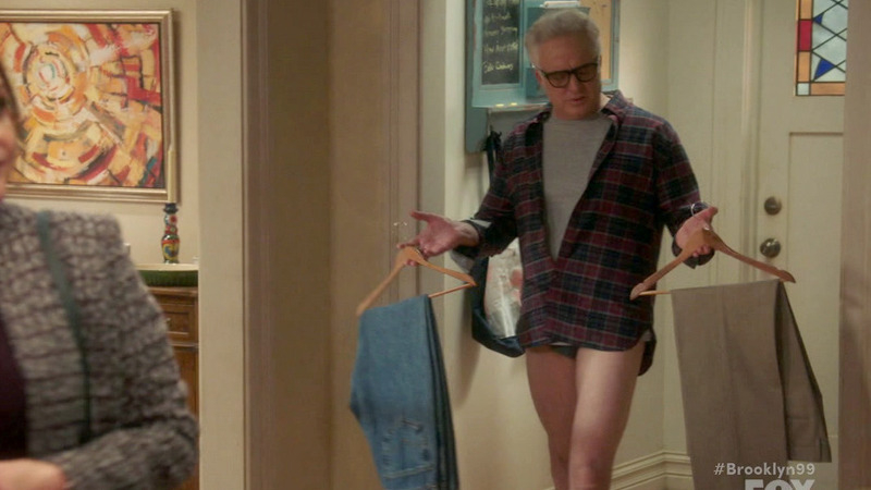 Hottest Bradley Whitford Scene in Brooklyn Nine-Nine. Sexy, Underwear, bottomless, glasses. 76502
