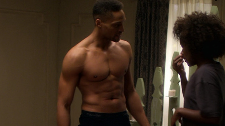 Sexiest Cleo Anthony Scene in She's Gotta Have It. Shirtless, Underwear. 76561