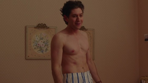 Sexiest Scenes of Joel Maisel from The Marvelous Mrs. Maisel. Shirtless, Underwear, bedroom, boxer shorts. 76655