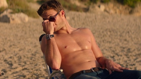 Sexiest Scott Eastwood Scene in Overdrive. Shirtless. 76759