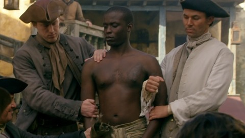 Thapelo Sebogodi in Outlander (2014) Shirtless 81302