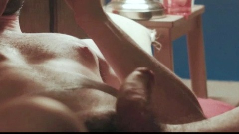 Graciano from Even Lovers Get the Blues Naked. Balls, Erect, Penis, Shirtless. 77129