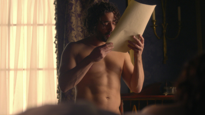 Hottest Allan Hawco Scene in Frontier. Shirtless. 77060