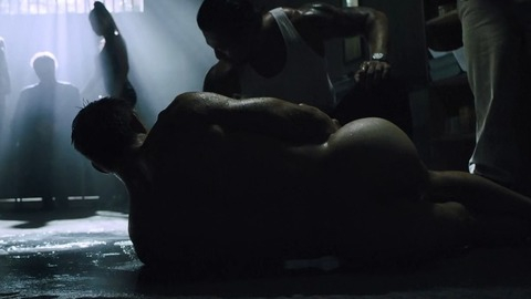 Alain Moussi Nude in Kickboxer: Retaliation. Butt. 80434