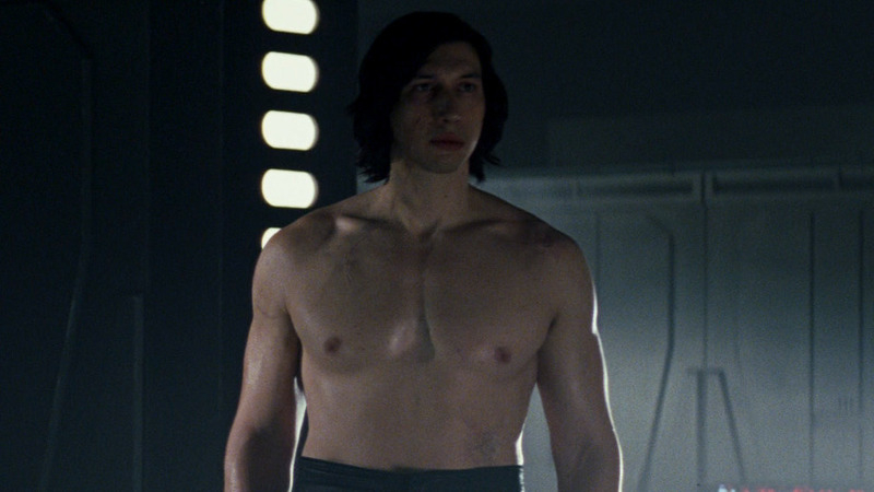Sexiest Scenes of Kylo Ren from Star Wars: Episode VIII - The Last Jedi. Sexy, Shirtless. 81491