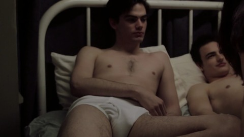 Sexiest Eric Bell Scene in Beyond This Place. Bulge, Shirtless, Underwear. 77359